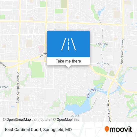 Mapa de East Cardinal Court