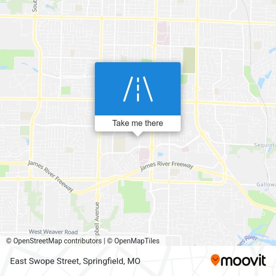 East Swope Street map