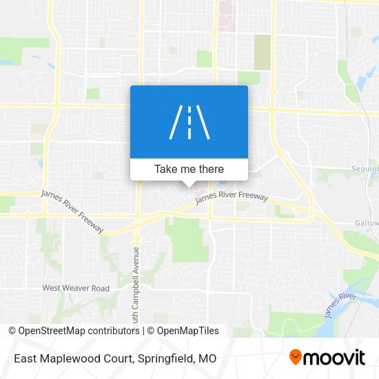 East Maplewood Court map