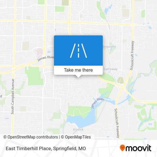 Mapa de East Timberhill Place