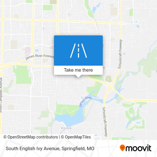Mapa de South English Ivy Avenue