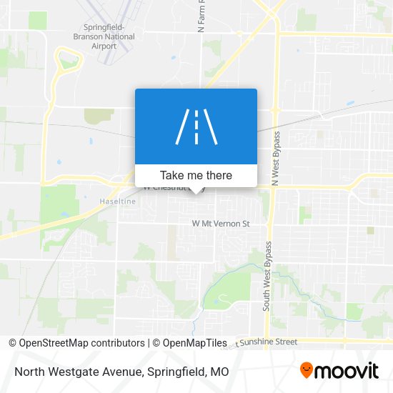 North Westgate Avenue map