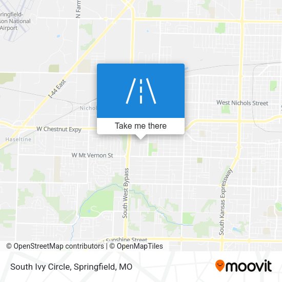 South Ivy Circle map