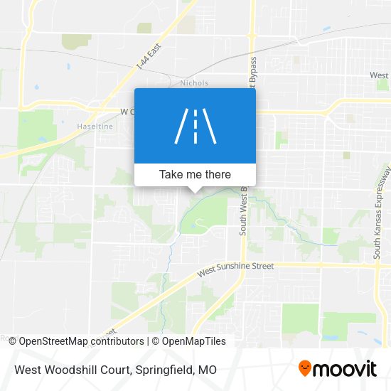 West Woodshill Court map