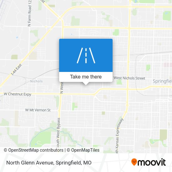 North Glenn Avenue map