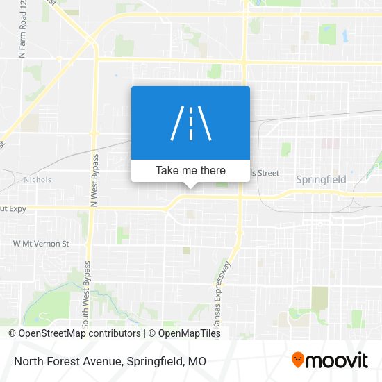 Mapa de North Forest Avenue