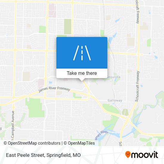 East Peele Street map