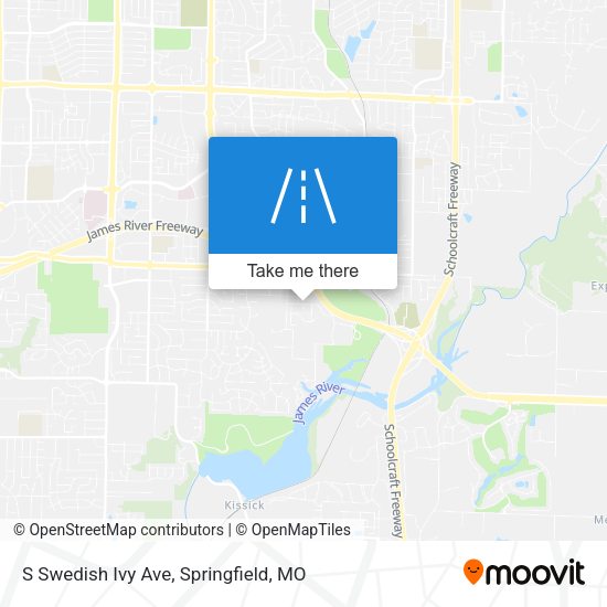 S Swedish Ivy Ave map
