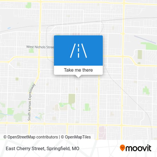 Mapa de East Cherry Street