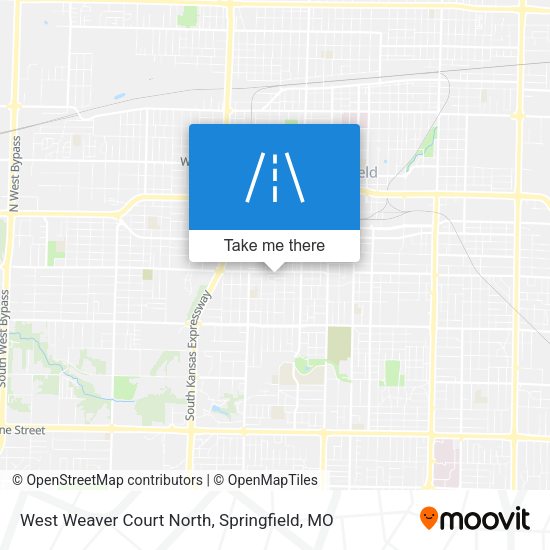 Mapa de West Weaver Court North