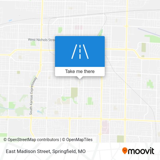 East Madison Street map