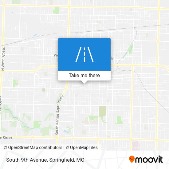 Mapa de South 9th Avenue
