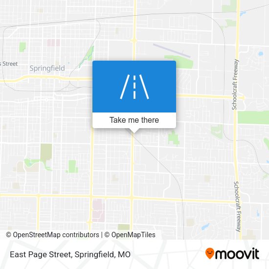 East Page Street map