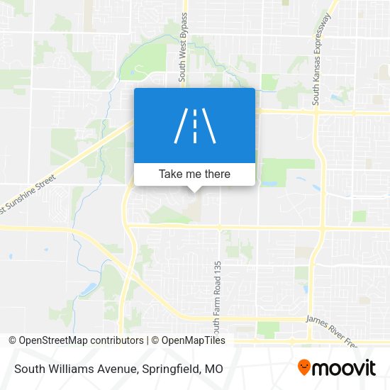 South Williams Avenue map