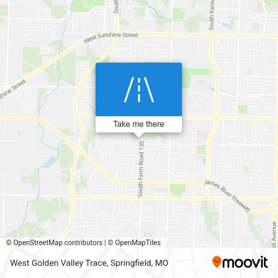 Mapa de West Golden Valley Trace