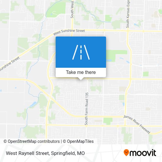 West Raynell Street map
