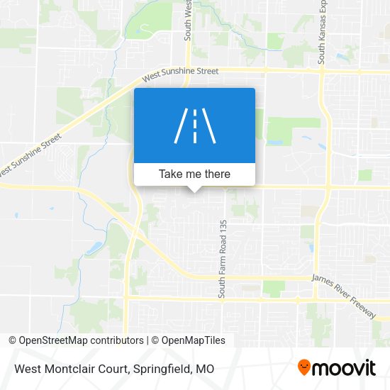 West Montclair Court map