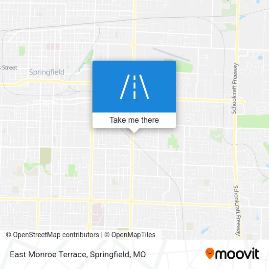 East Monroe Terrace map