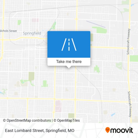 East Lombard Street map