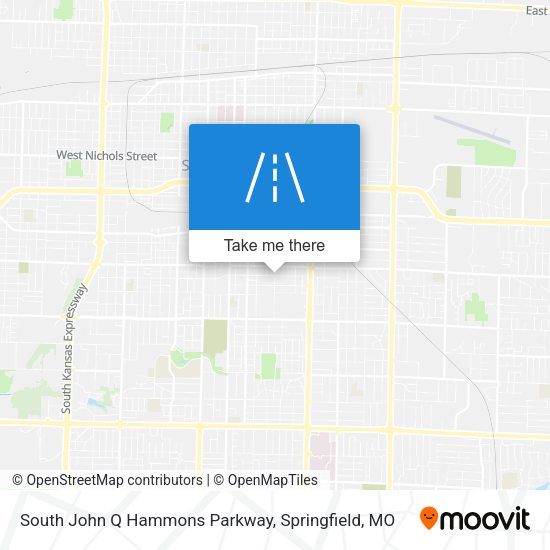 South John Q Hammons Parkway map