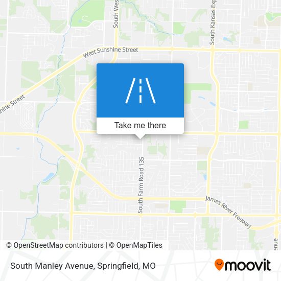 South Manley Avenue map