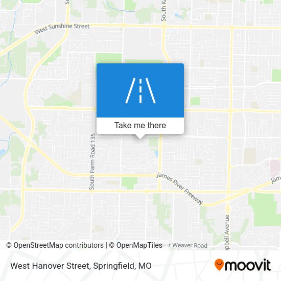 Mapa de West Hanover Street