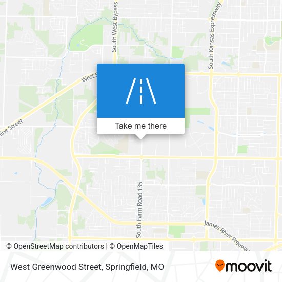 Mapa de West Greenwood Street