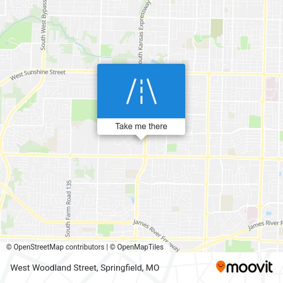 Mapa de West Woodland Street