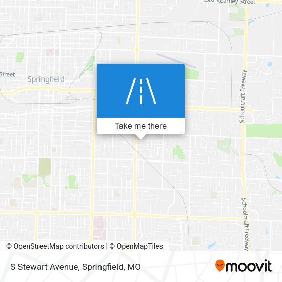 S Stewart Avenue map