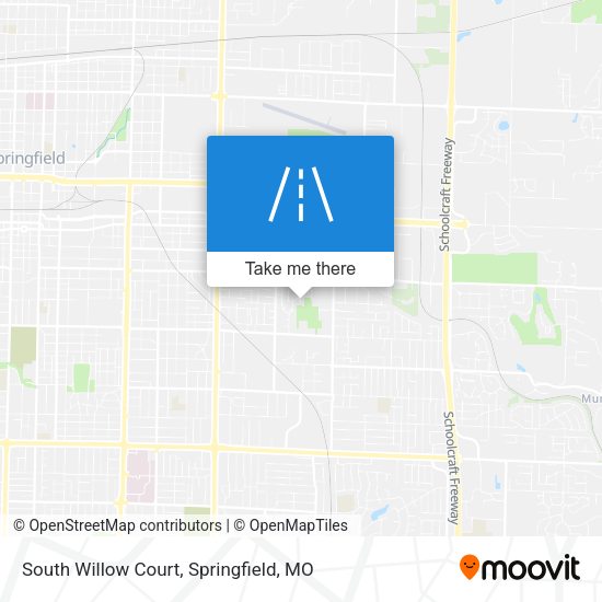 South Willow Court map