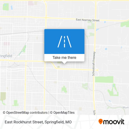 East Rockhurst Street map
