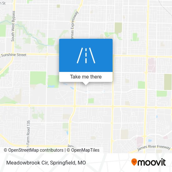 Meadowbrook Cir map