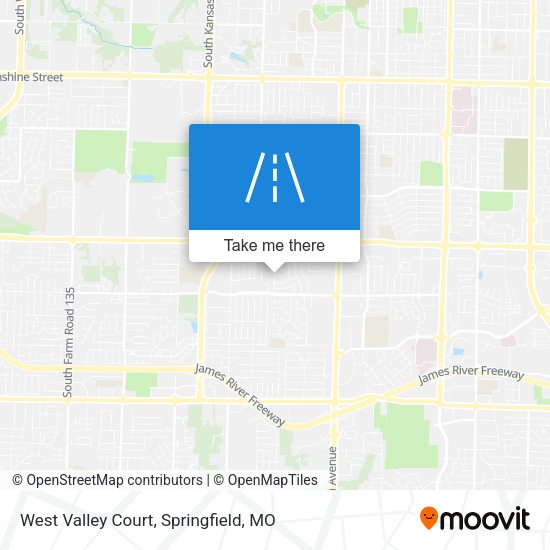 West Valley Court map