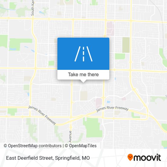 East Deerfield Street map