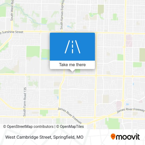 Mapa de West Cambridge Street