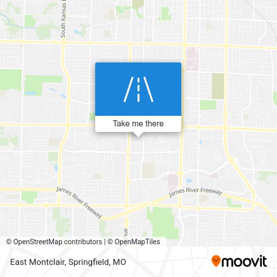 East Montclair map