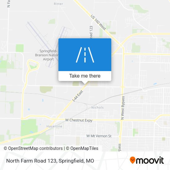 North Farm Road 123 map
