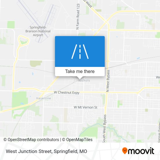 West Junction Street map