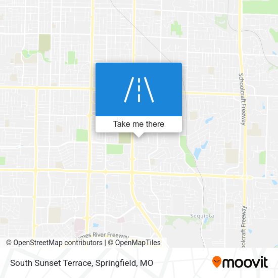 South Sunset Terrace map