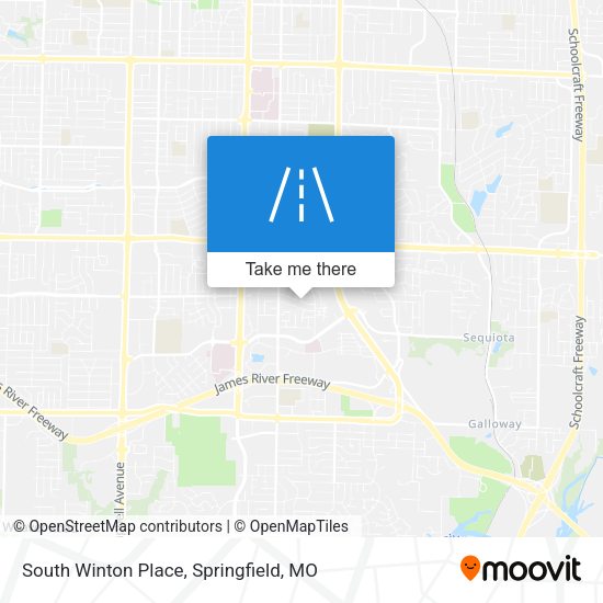 Mapa de South Winton Place