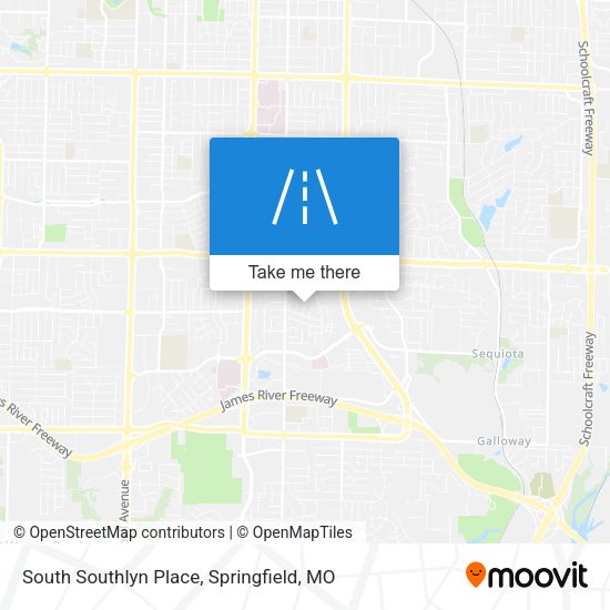South Southlyn Place map