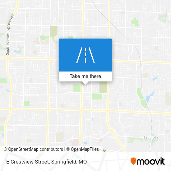 Mapa de E Crestview Street