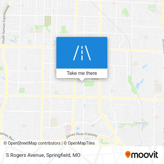 S Rogers Avenue map