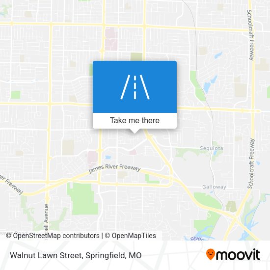Walnut Lawn Street map