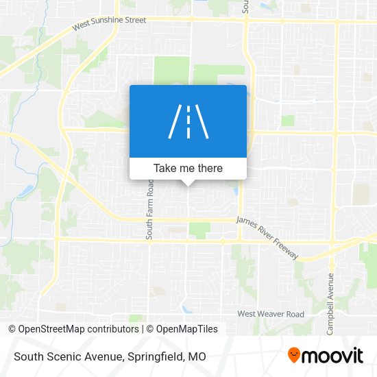 Mapa de South Scenic Avenue