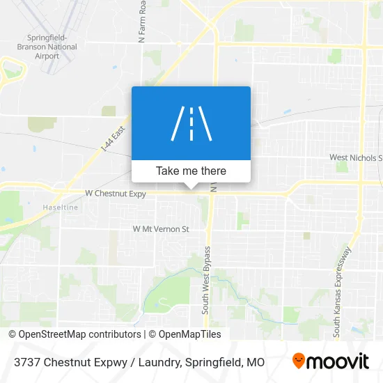 3737 Chestnut Expwy / Laundry map