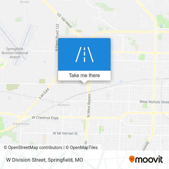W Division Street map