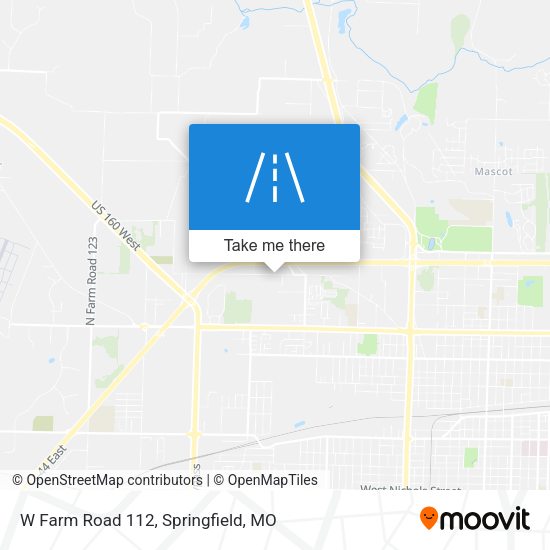 W Farm Road 112 map