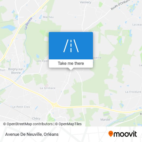 Avenue De Neuville map