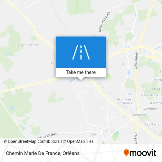 Chemin Marie De France map